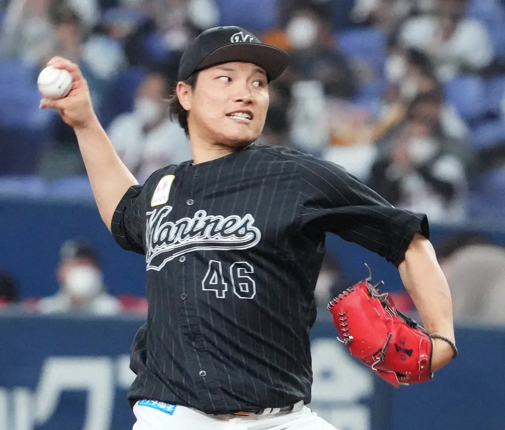 【画像・写真】ロッテ・岩下　右肘関節クリーニング手術で全治3カ月　術後1～2カ月でスローイング開始