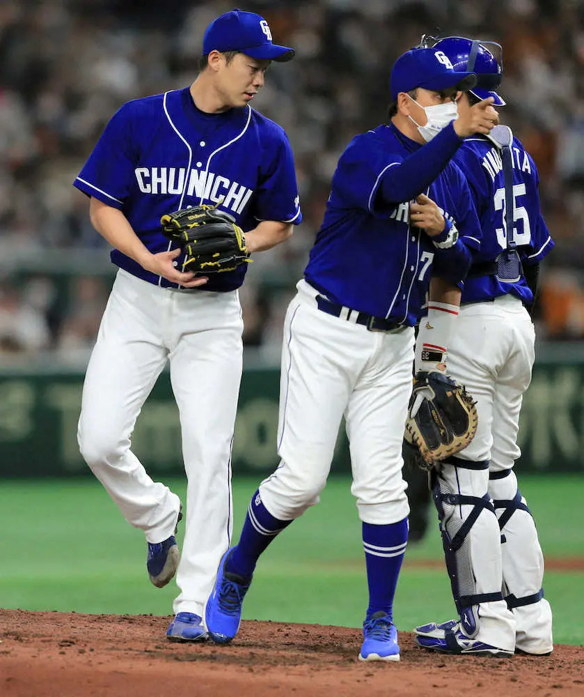 【画像・写真】中日・岩崎は「右前腕屈筋損傷」と診断　移籍後初登板の26日巨人戦でアクシデント降板