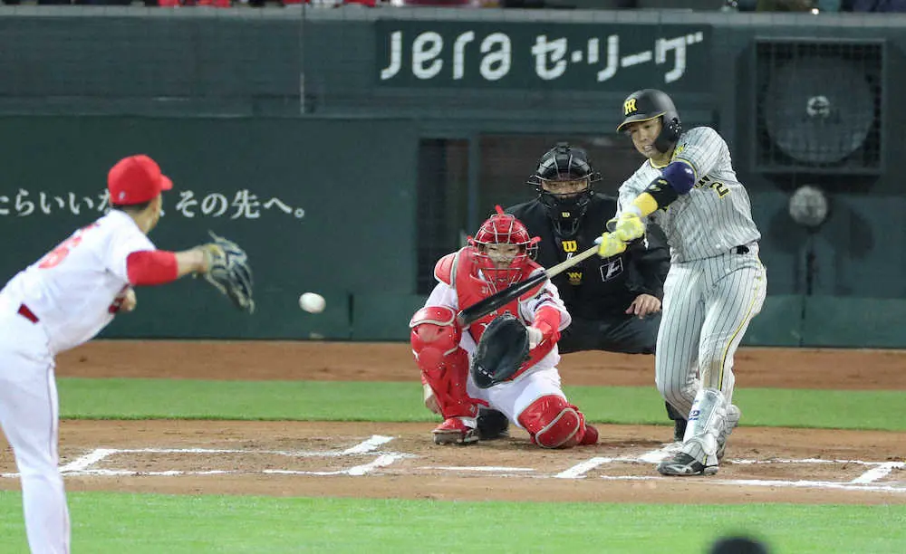【画像・写真】阪神・梅野　3戦ぶりスタメンで初猛打賞も…遠い1勝「とにかく目の前の1試合。みんなで喜び勝ち取る」