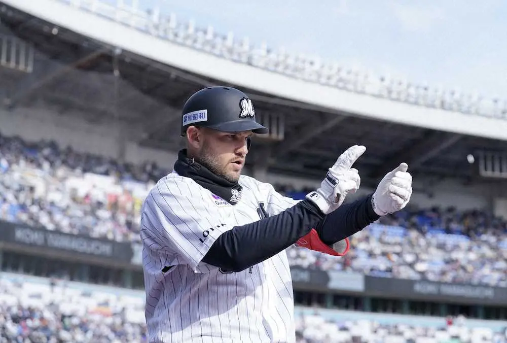 【画像・写真】ロッテ・レアード　西武の黄金ルーキーにプロの洗礼　通算200号王手の先制2ラン