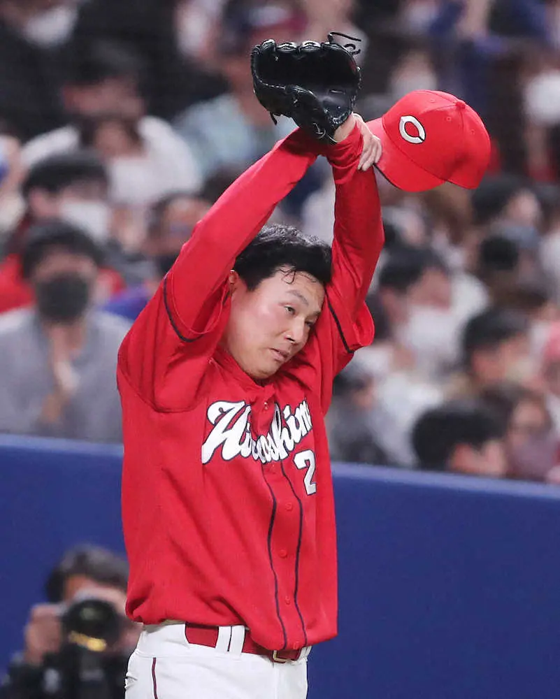 【画像・写真】広島・栗林の連続セーブがついにストップ、延長12回逆転サヨナラ負け