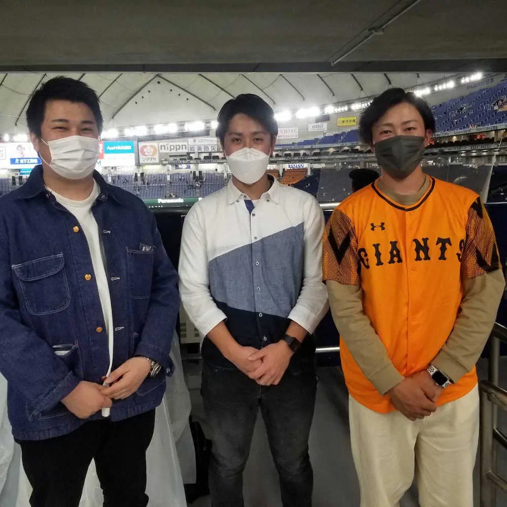 【画像・写真】巨人・赤星の初勝利を同級生が祝福「ドキドキしながら見ていました」