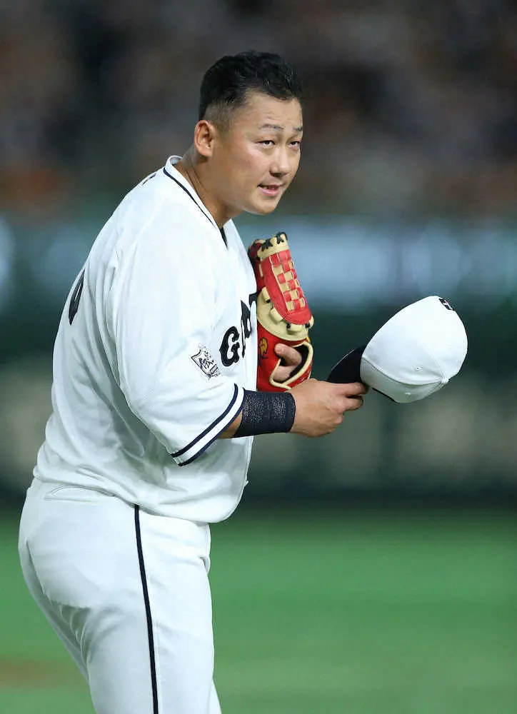 【画像・写真】巨人・中田翔　初回グランドスラムで移籍後初のお立ち台「皆さんには感謝しかない」