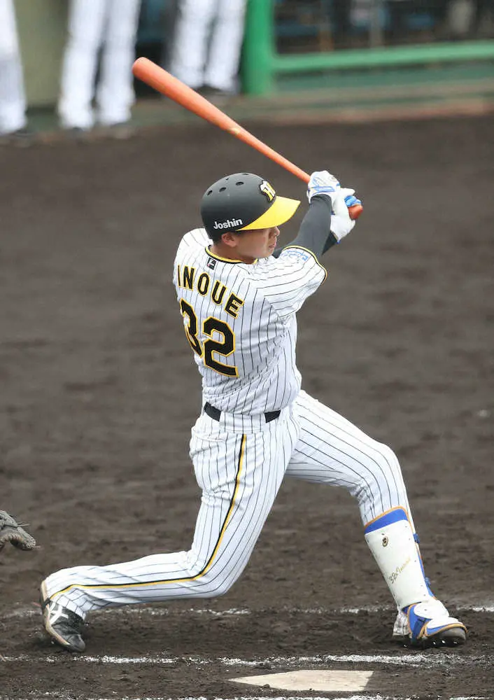 【画像・写真】阪神・井上　ウェスタンで待望の今季1号本塁打！「何とか見返してやろうと思って」