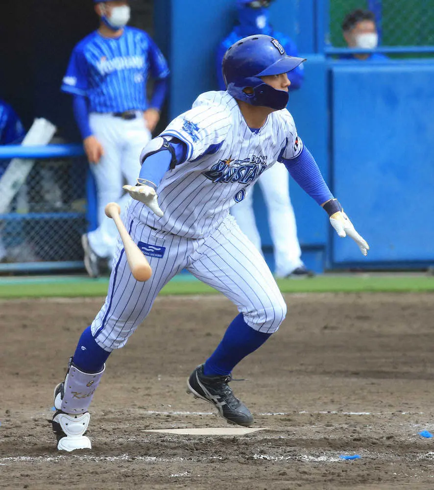 【画像・写真】DeNA・森　5月上旬実戦復帰へ　右ハムストリング肉離れと左足首捻挫でリハビリ中