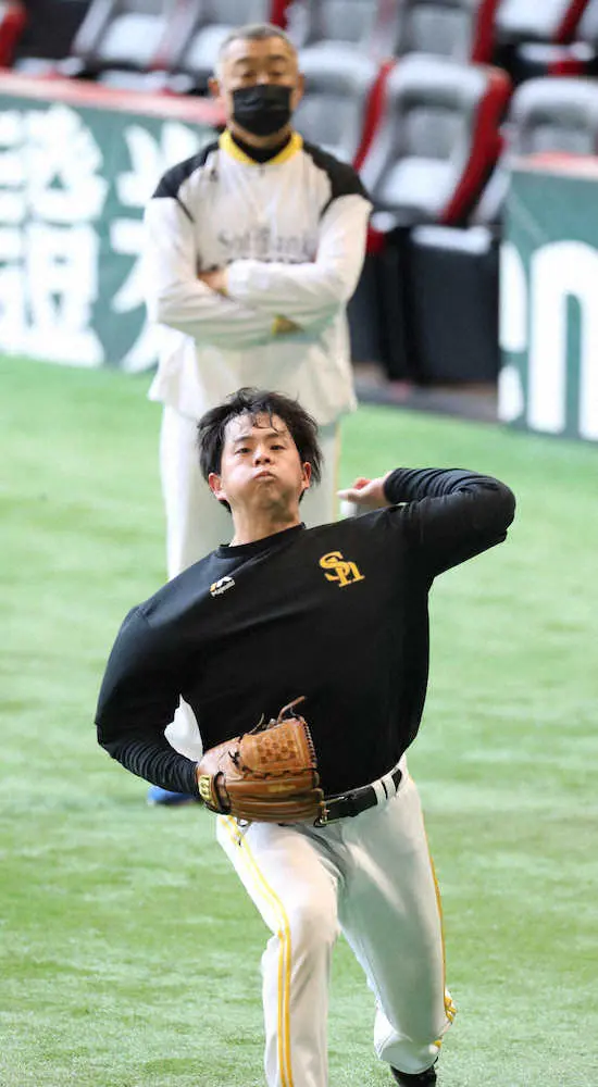 【画像・写真】ソフトバンク、ローテ再編　10日の西武戦は大関がスライド先発へ　首脳陣が制球力を評価