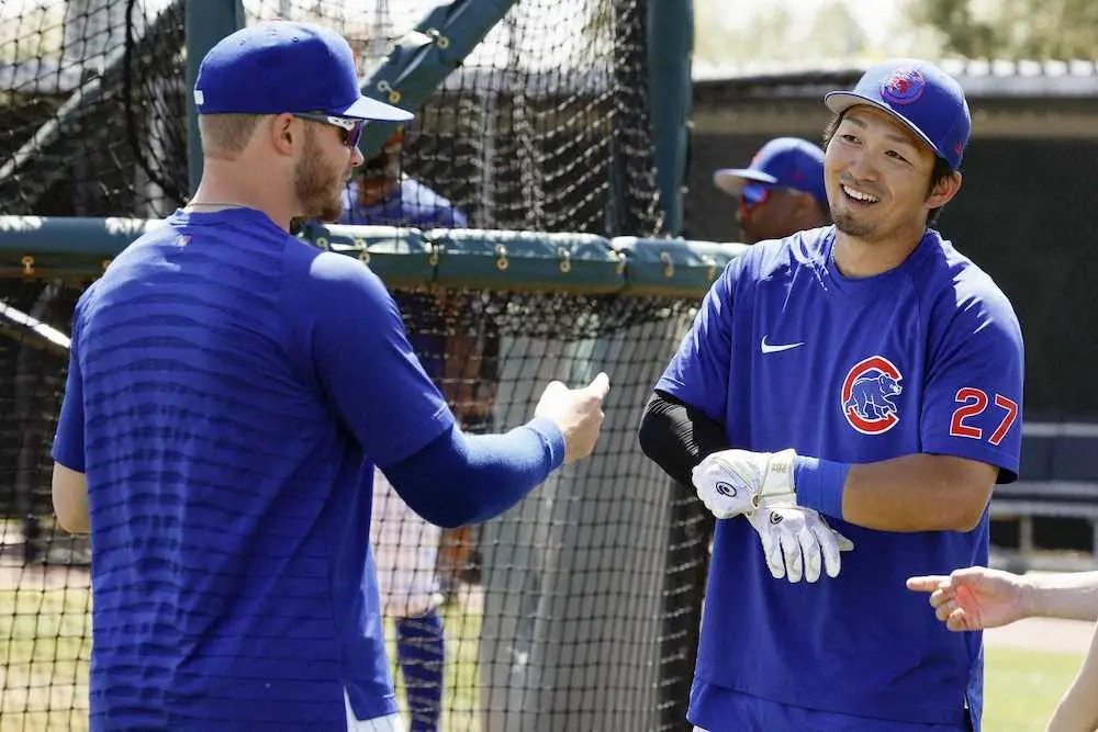 カブス 鈴木誠也 キャンプ最終日は打撃練習などで調整 いざ8日開幕戦へ スポニチ Sponichi Annex 野球