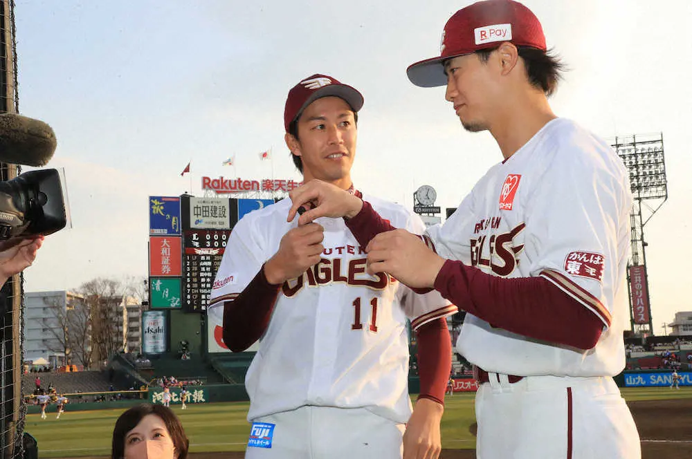 【画像・写真】楽天の西川「完全にまぐれ」1号　流れ呼び戻す2安打3得点で先発・岸に「恩返し」