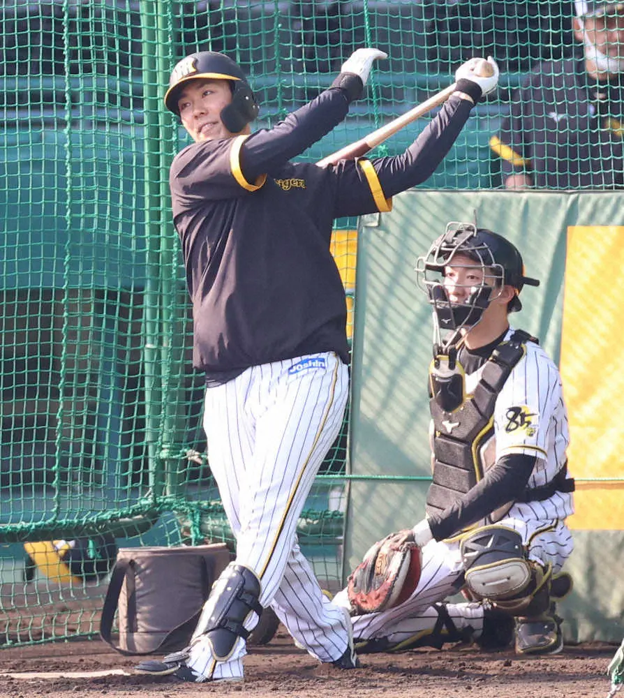 【画像・写真】阪神ドラ6・豊田　右翼での初スタメンが幻も「プラスにとらえ練習してレベルアップするだけ」