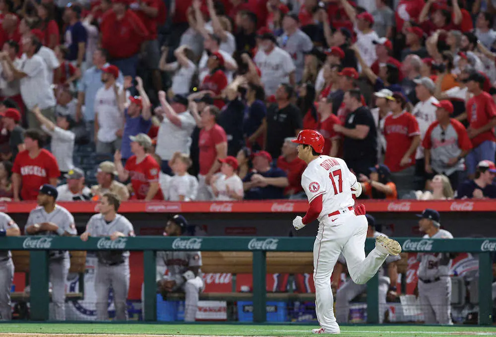 【画像・写真】エンゼルス・大谷「いったと思った」8回大飛球　投手→DH「SHOルール」初適用も無安打
