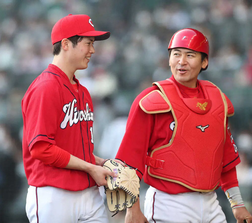 【画像・写真】広島・森下、投打で大活躍「次も勝てるよう一丸で」完投&4打点で虎退治