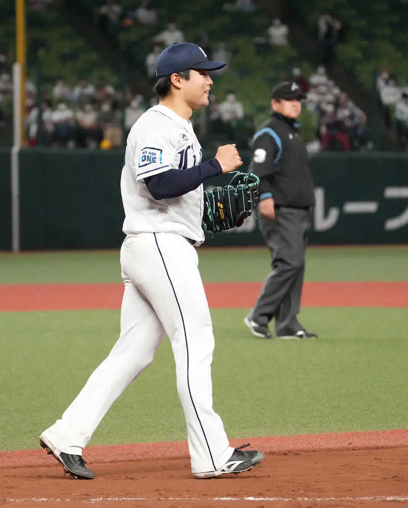 【画像・写真】西武　松本―牧野の同期バッテリーで白星　松本「牧野と組めて勝てたことがうれしい」