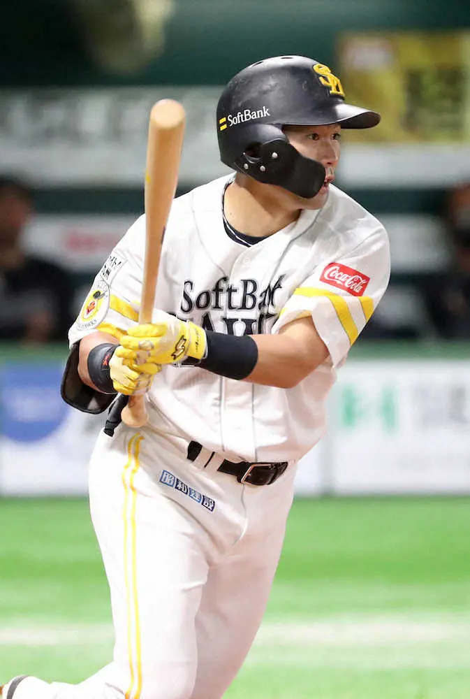 【画像・写真】ソフトB・中村晃、今季初3番でV撃「こんなに長い時間をかけて本当にすいません」31イニングぶり得点