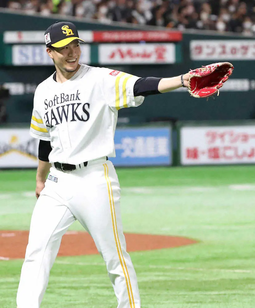 【画像・写真】ソフトB・千賀、ハーラートップ3勝目「内容的には渋い」7回0封も理想高く