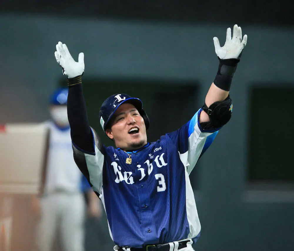 【画像・写真】西武・山川　来週中に復帰へ　右太腿裏軽度肉離れで離脱中　19日ロッテ戦以降に