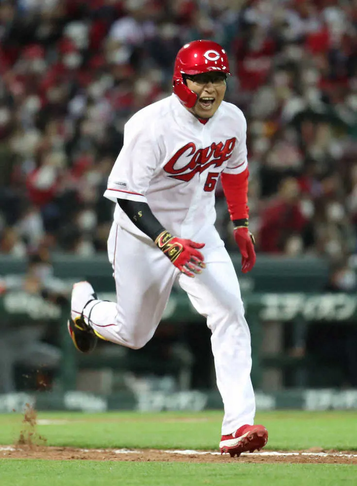 【画像・写真】広島・松山が新型コロナ陽性、発熱と倦怠感　1軍選手らPCR検査実施へ　