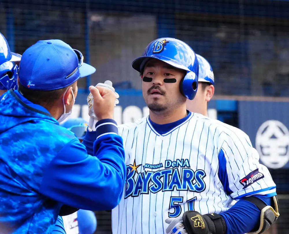 【画像・写真】DeNA・宮崎　サイクル安打達成へ王手!3号2ラン含め5回までで3安打の活躍