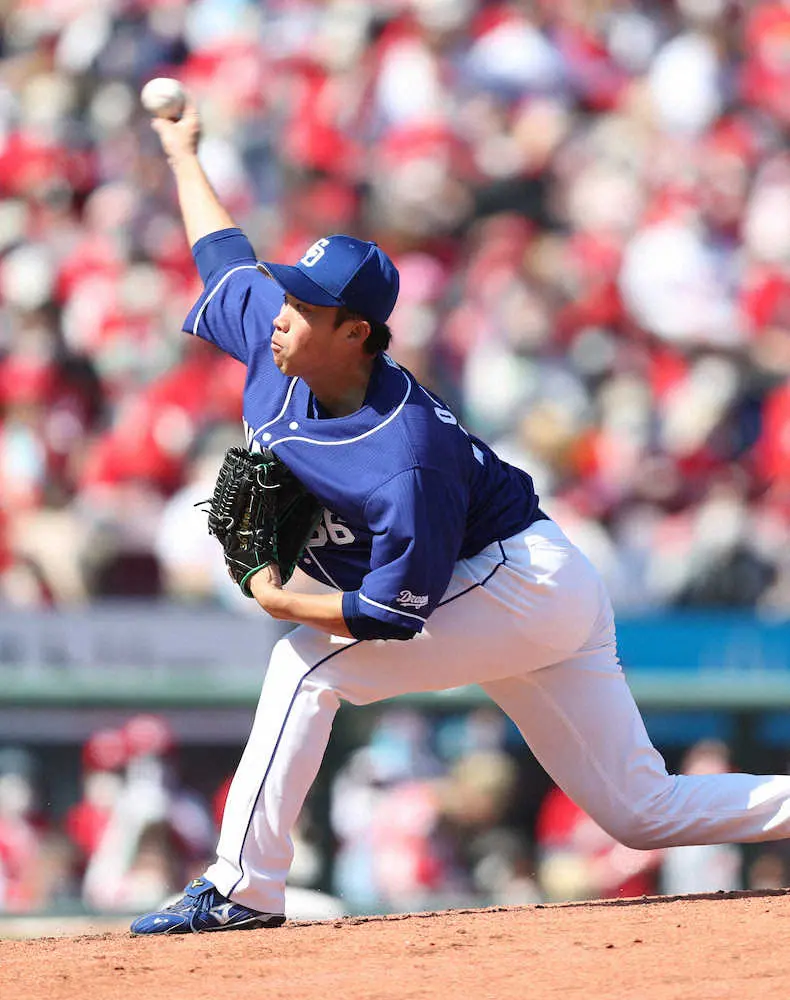 【画像・写真】中日・岡野バースデー白星ならず「粘ることできなかった」　2回にプロ初安打で2点先制も粘れず