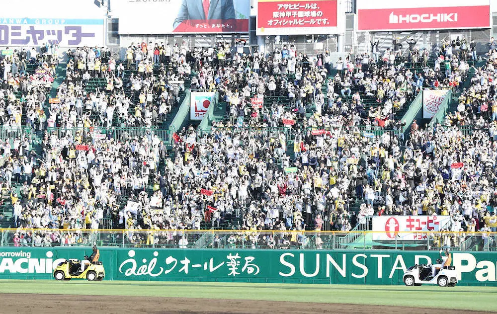 【画像・写真】阪神、勝率は・167に　17日も巨人撃破で今季初の2割突破