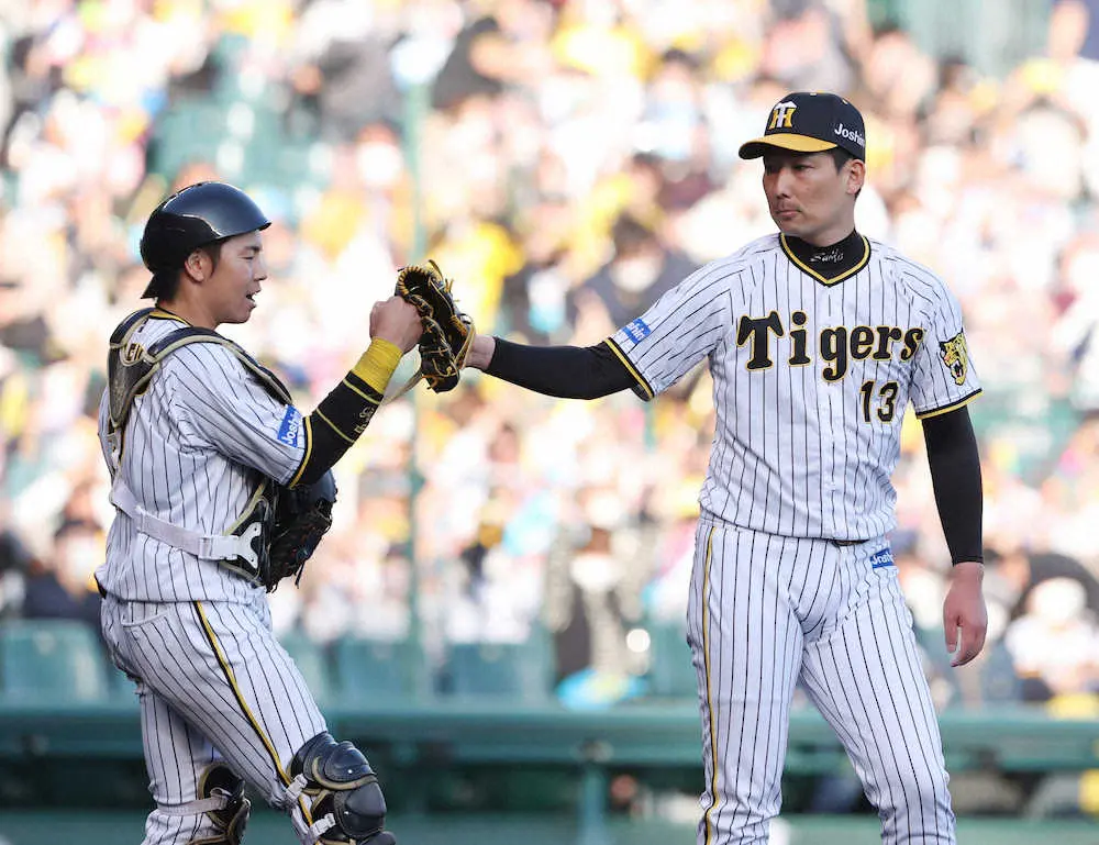 【画像・写真】阪神　今季初めて勝ち継投が機能　7回からアルカンタラ―湯浅―岩崎が零封リレー　矢野監督も安ど