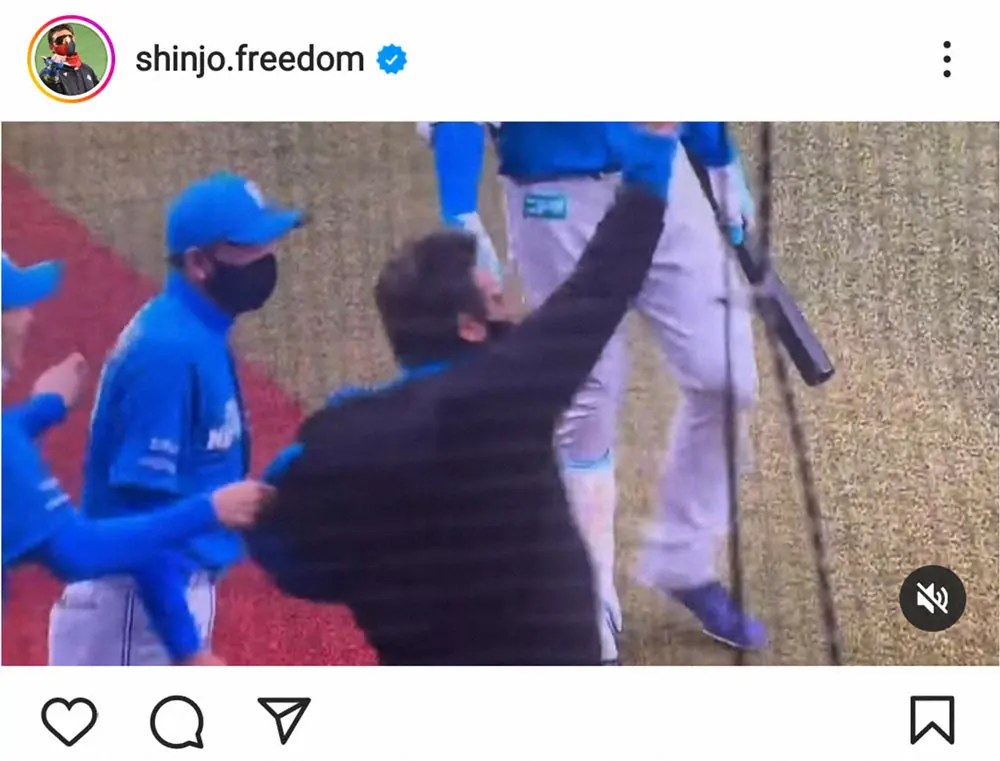 【画像・写真】日本ハム・新庄監督　ロッテ・佐々木朗の投球に感謝　この日の“跳びはね”制止は「年上」山田コーチ