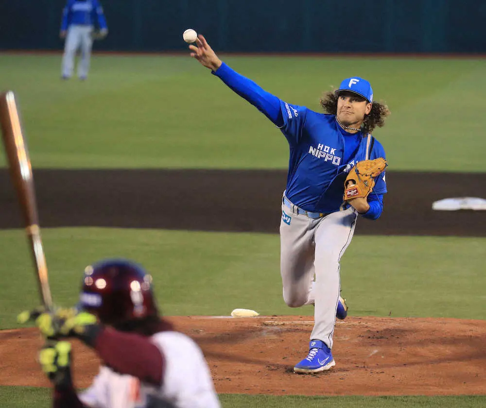 【画像・写真】日本ハム・ポンセ　来日初登板を白星で飾れず　5回4失点降板