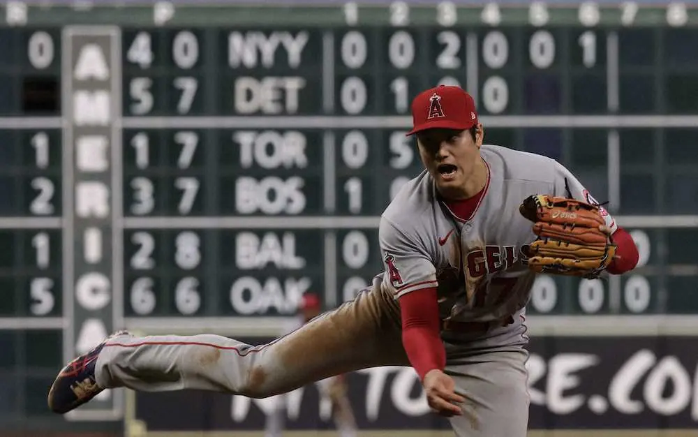 【画像・写真】エンゼルス・大谷二刀流1勝をマドン監督絶賛「今まででベスト。名人の域。取りつかれたようだった」