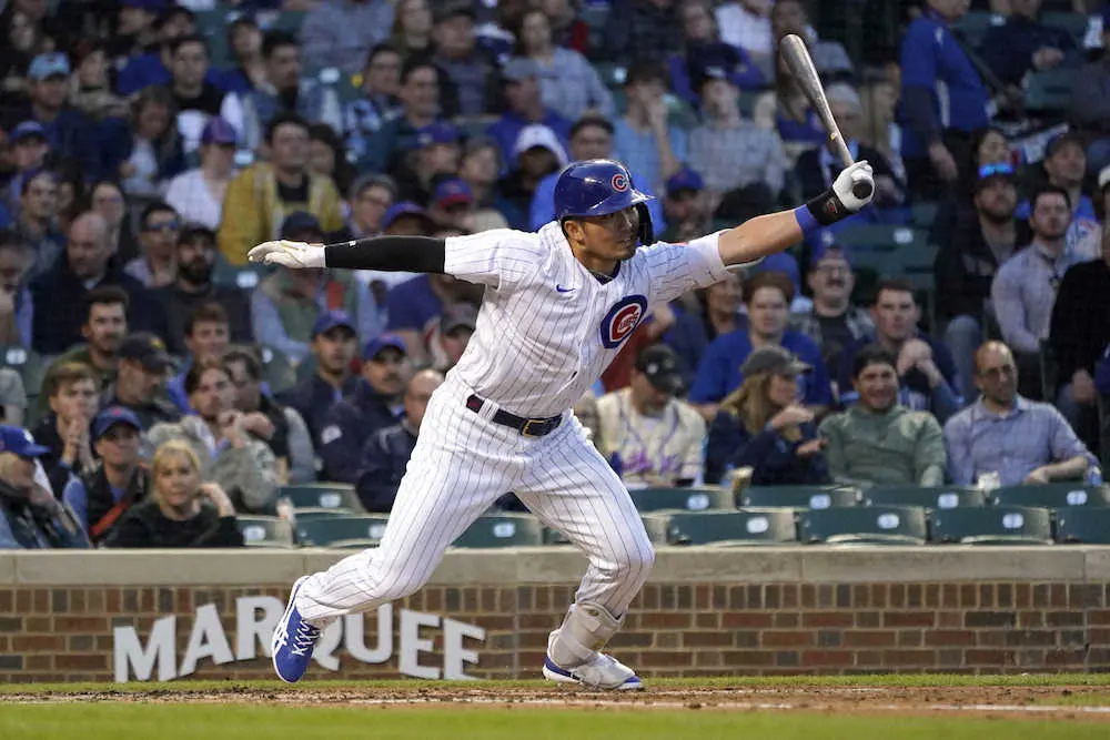 【画像・写真】〈カブス・パイレーツ〉この日4打数無安打に終わった鈴木（AP）