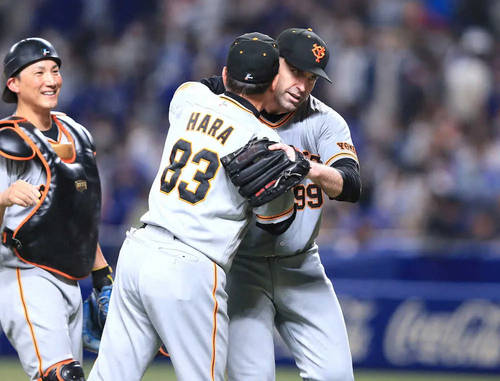 【画像・写真】巨人・原監督「代える材料はなかったね」とシューメーカー絶賛　初安打後「どう？」に「I　can」