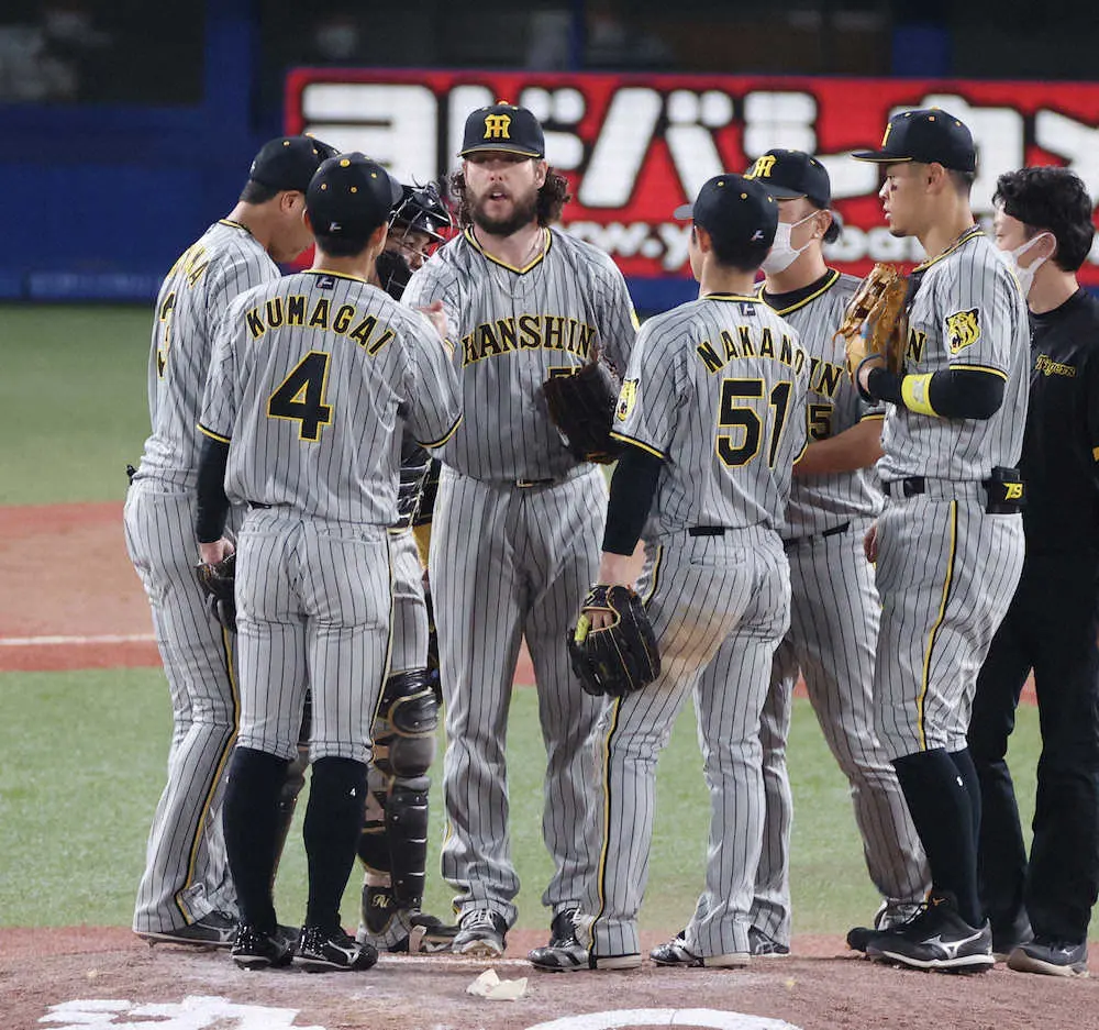 【画像・写真】阪神・ウィルカーソン　7回途中1失点の好投報われず　「良く投げれることができた」と本人は前を向く