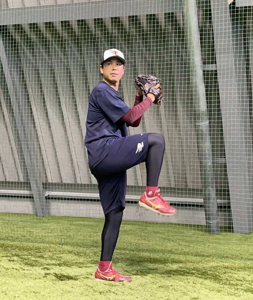 【画像・写真】伊藤英明似イケメン楽天・藤井　28日ロッテ戦でプロ初先発「全力で向かっていく」