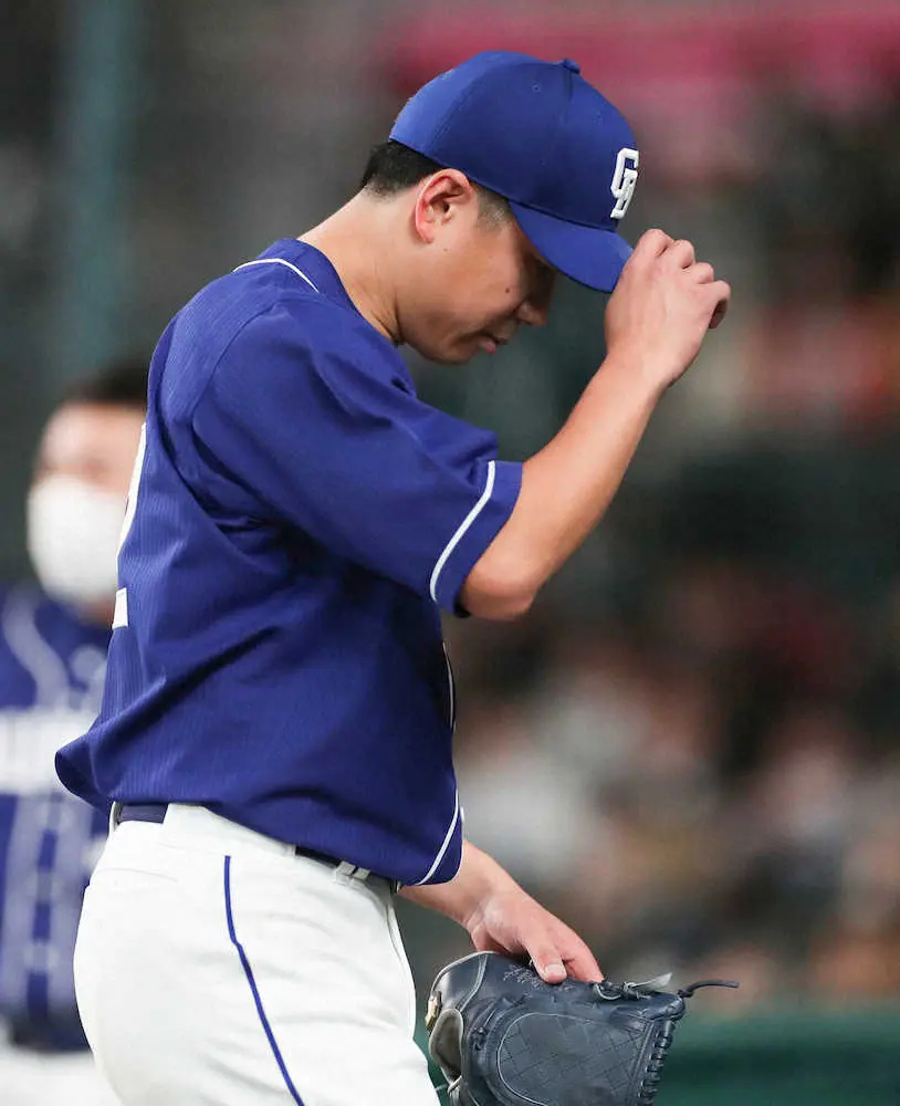 【画像・写真】中日・大野雄　完投も反省3敗、3連打に「どこかで切らなきゃ」