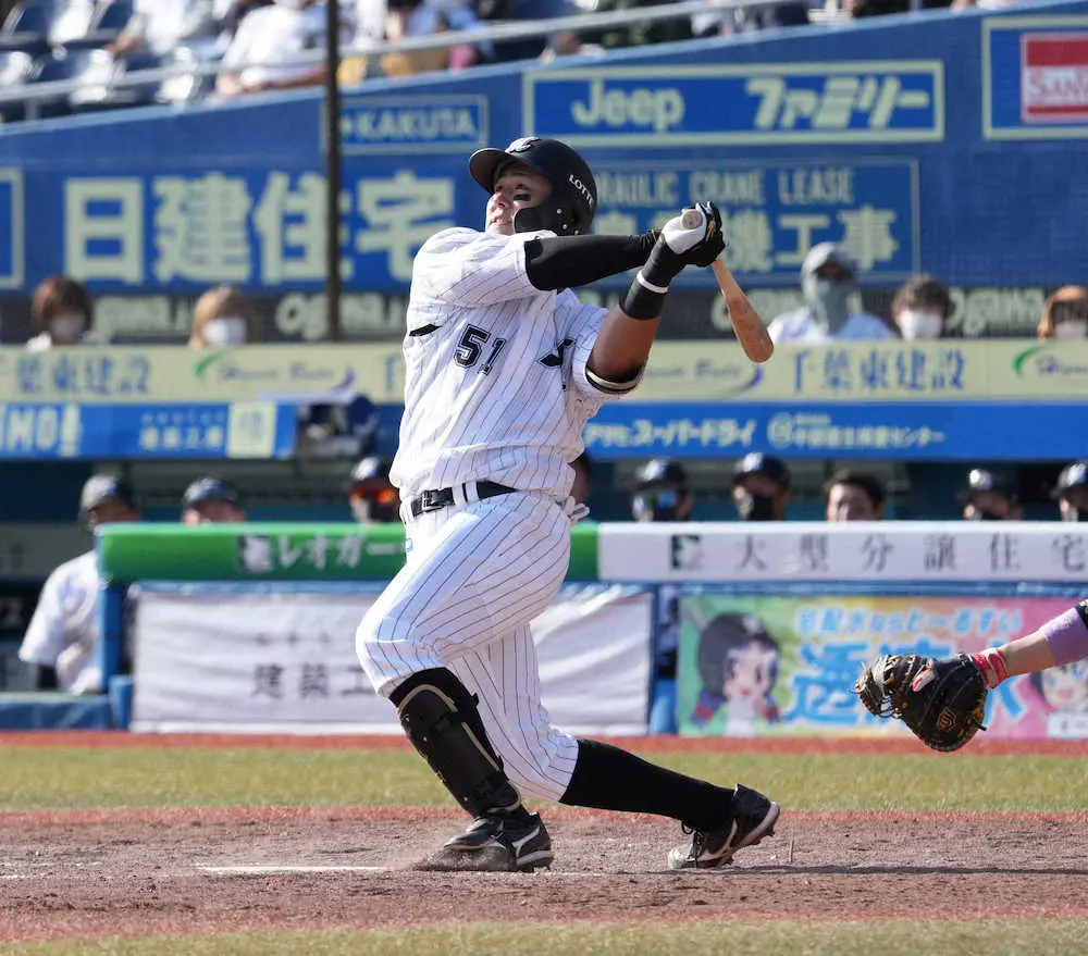 【画像・写真】貧打線一転　ロッテ14試合ぶり2桁安打で逆転勝利　山口は自身初の4打点