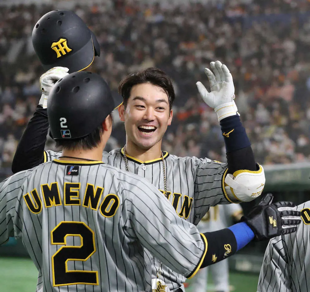 【画像・写真】強烈“恩返し”だ!!阪神・山本　古巣本拠で移籍1号「巨人戦で良かったという思い」