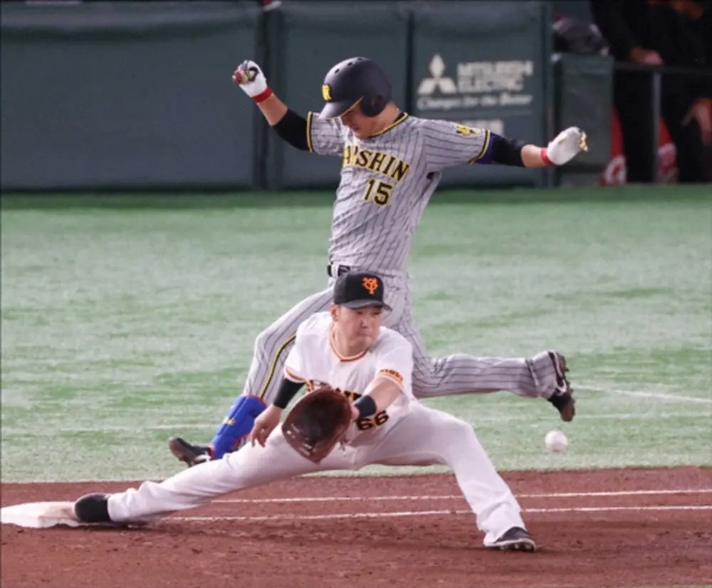 【画像・写真】【内田雅也の追球】西純　聞こえた亡き父の声…今季初登板で初の巨人相手に快投、プロ初安打も