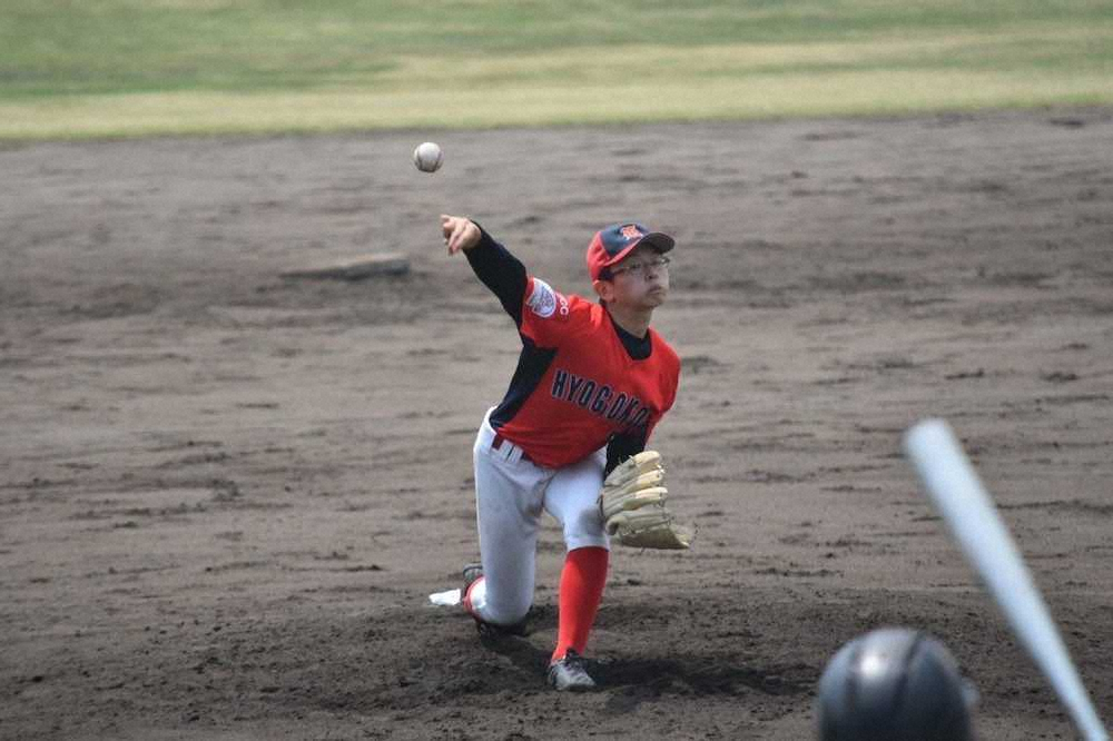 【画像・写真】ポニーリーグ　兵庫神戸が関西王者に！久下待望の一戦で3回2/3零封　昨秋のリベンジ果たした