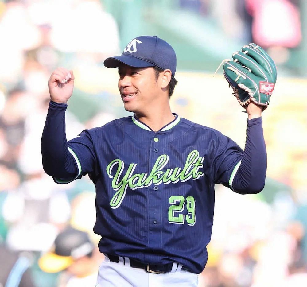 【画像・写真】ライアン小川　無四球完封に笑顔「中村がいいリードしてくれた」　フォームを元に戻してストレート“復活”