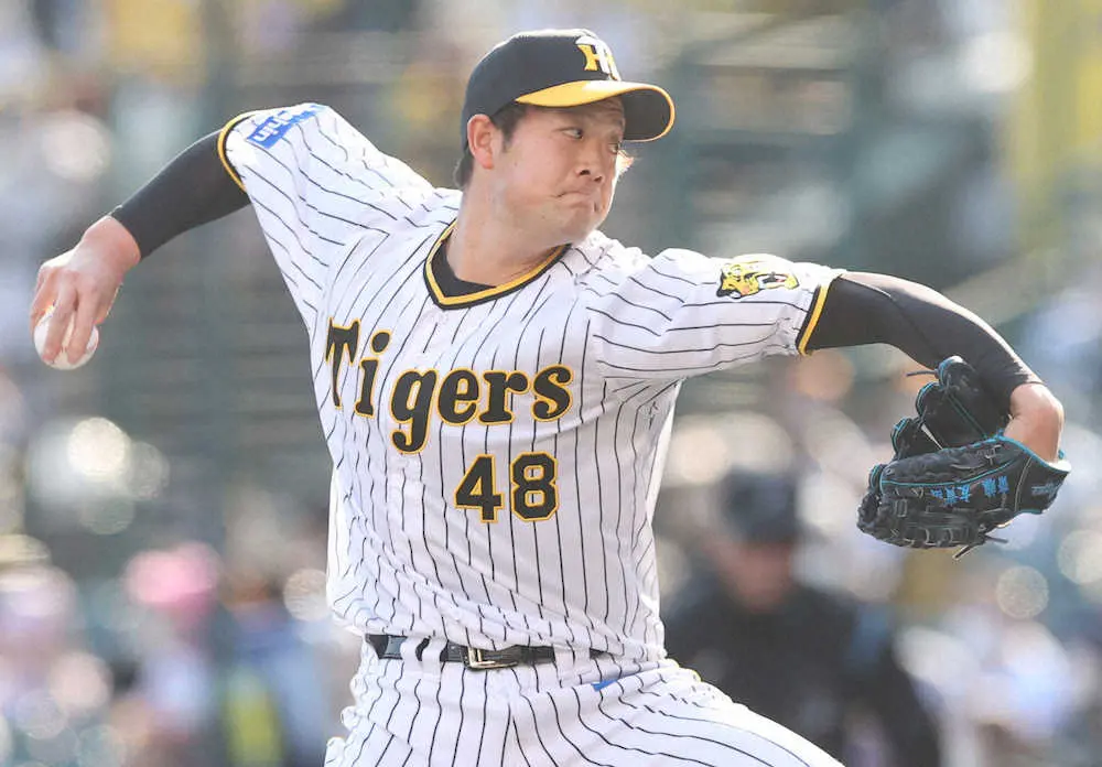 【画像・写真】阪神・斎藤　中継ぎ復帰後初登板で1イニング無失点の好投「0点で帰ってくることができて良かった」