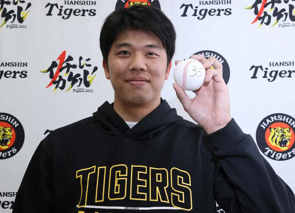 【画像・写真】阪神、育成・才木浩人が支配下復帰「いろんな方に支えてもらった」
