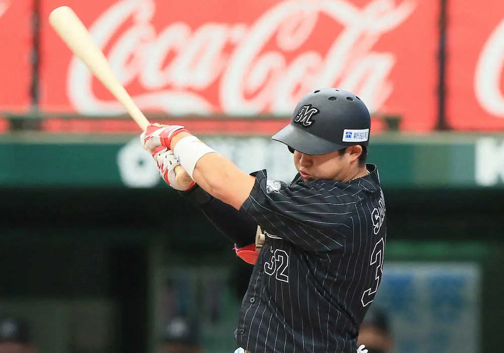 【画像・写真】佐藤都が4番に座れば、ロッテは今季全勝！―初回1死二、三塁から先制の2点適時打