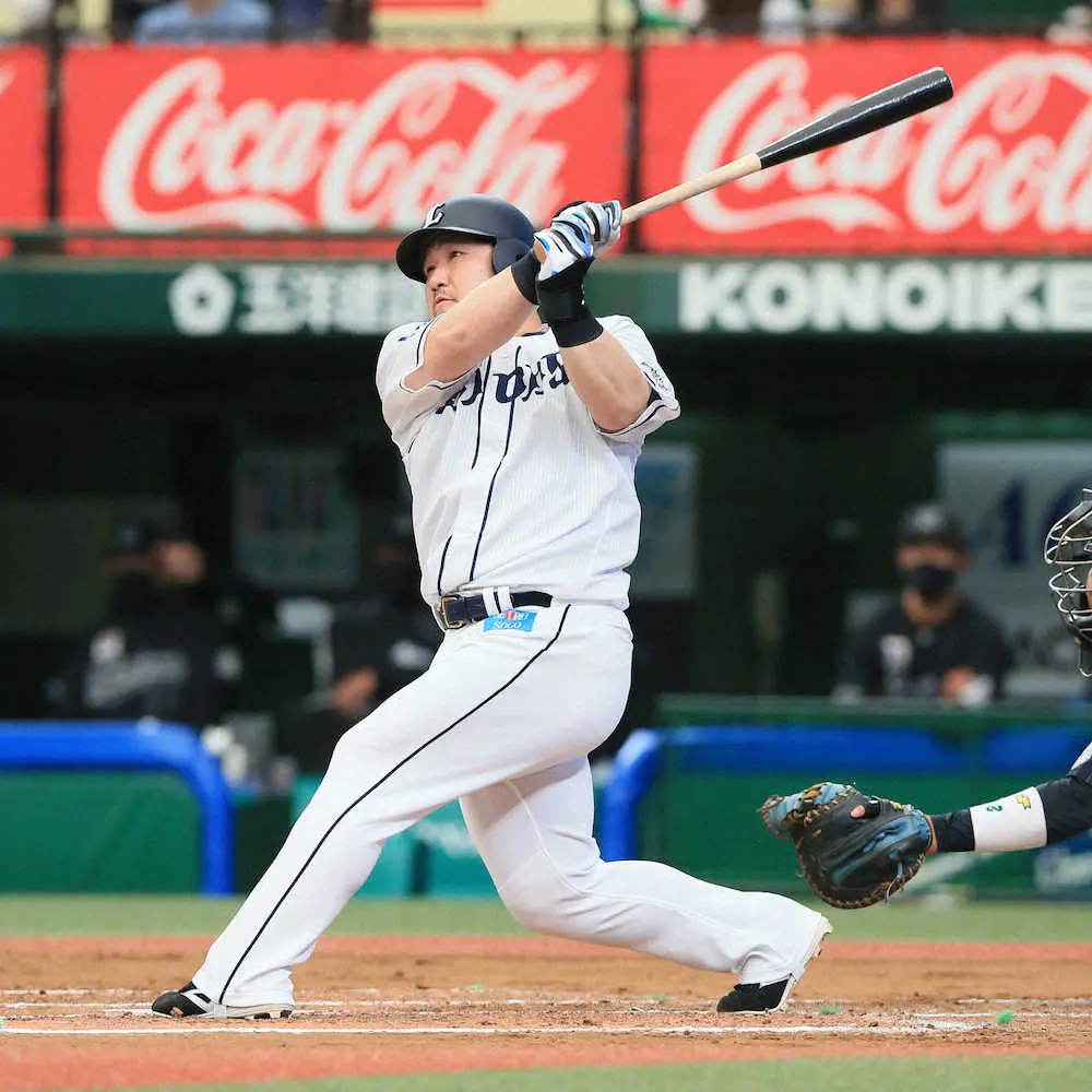 【画像・写真】西武・おかわり　こどもの日に“約束通り”1号　「ホームラン打ってよ」息子の言葉でトンネル抜けた