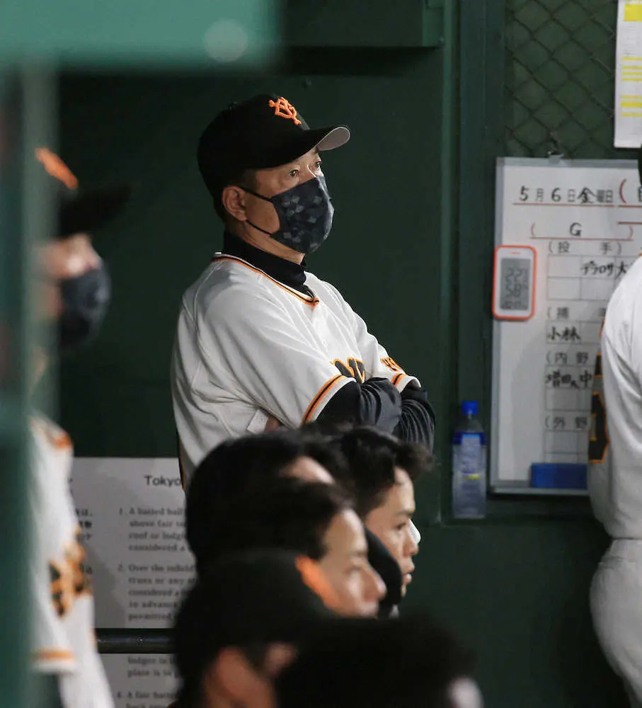 【画像・写真】巨人　今季最多13失点大敗でGW1週間1勝6敗…振り向けば0・5差　中山プロ初安打、増田陸が初出場