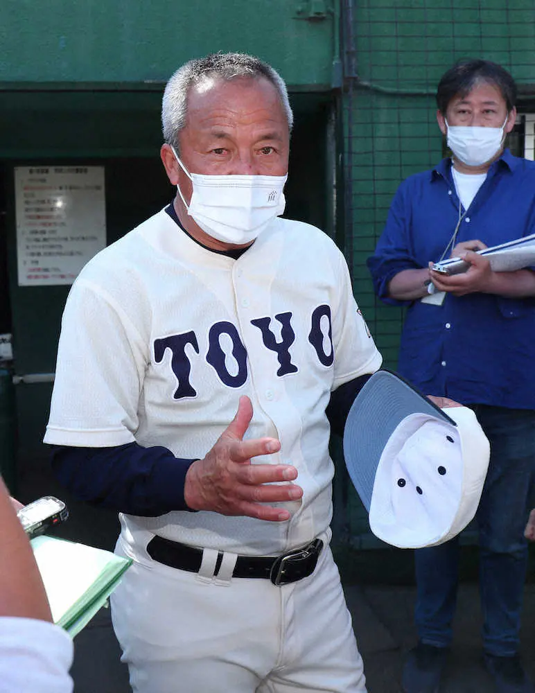 【画像・写真】東洋大姫路　打線振るわず零敗…岡田監督「振っていく姿勢を出してほしい」