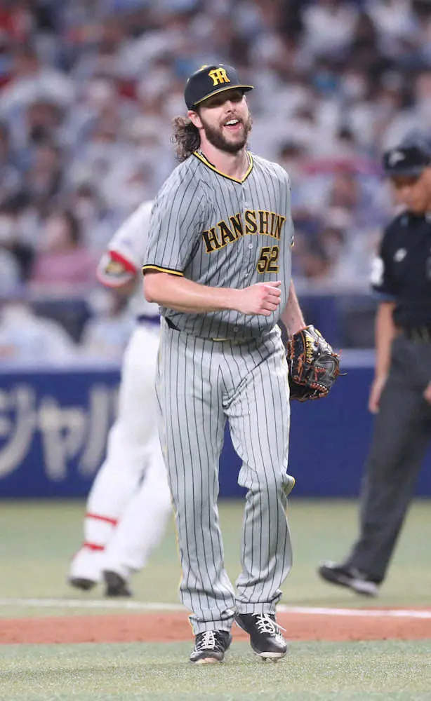 【画像・写真】阪神・ウィルカーソン　5回2失点の粘投報われず2敗目…勝ち運守りも効かず「次回までに修正したい」