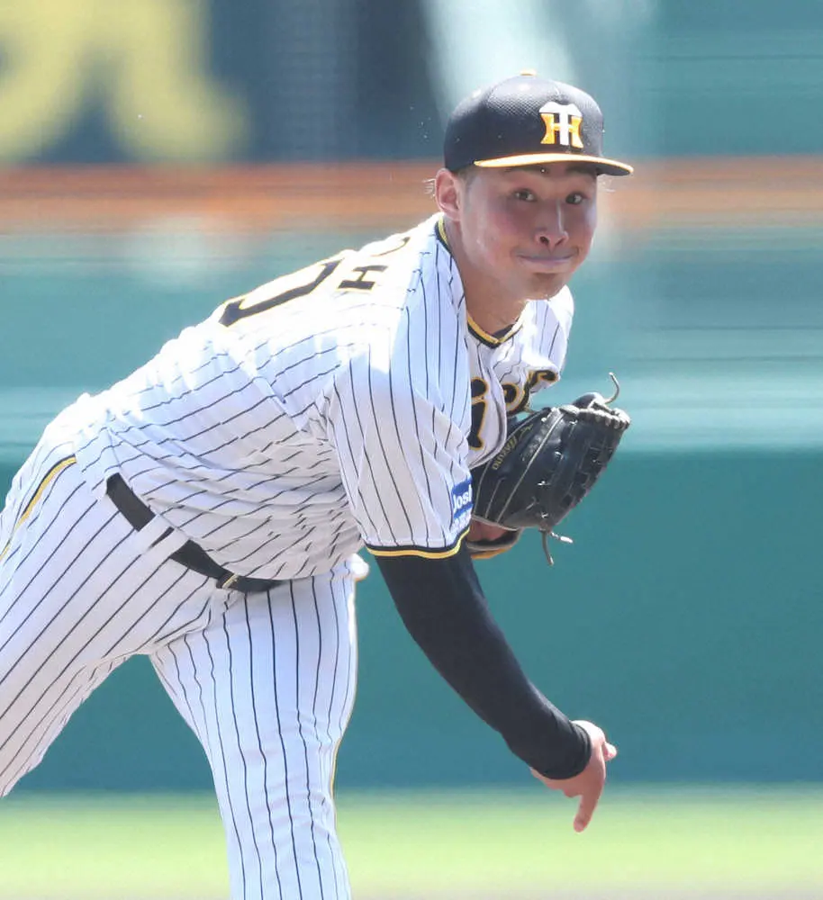 【画像・写真】阪神・佐藤蓮が2軍戦で好投　前回から修正し5回8K零封「いい経験できた」