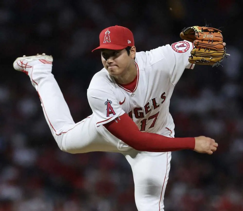 【画像・写真】エンゼルス・大谷翔平投手（撮影・光山　貴大）