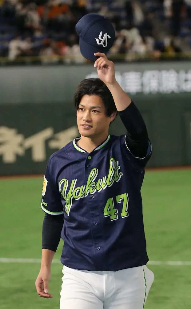 【画像・写真】ヤクルト・高橋　無傷3勝目　村上の2試合連続満塁弾に感謝「本当に凄い」