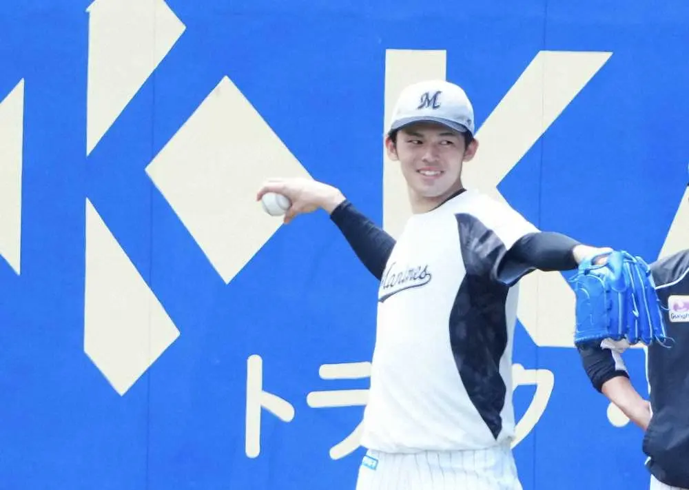 【画像・写真】ロッテ・朗希　次回登板は中6日で13日のオリックス戦