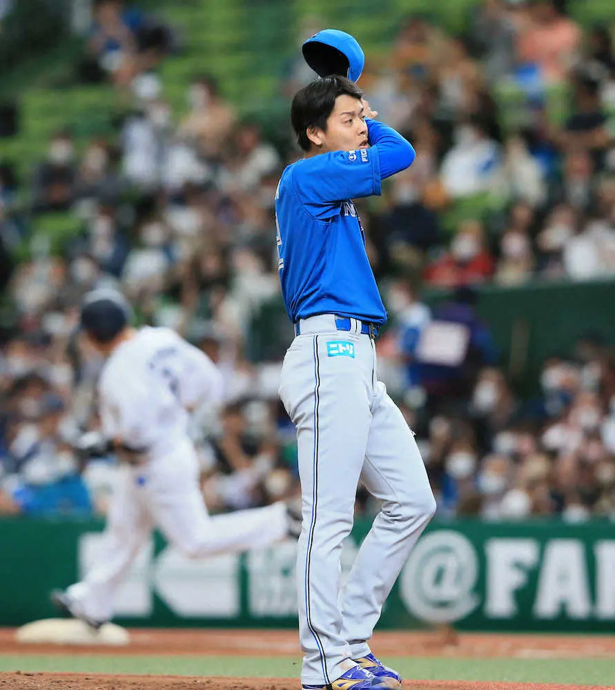 【画像・写真】日本ハム・杉浦　山川に2発浴び3回途中5失点KO…新庄監督「どんなマウンドでも対処して」と注文