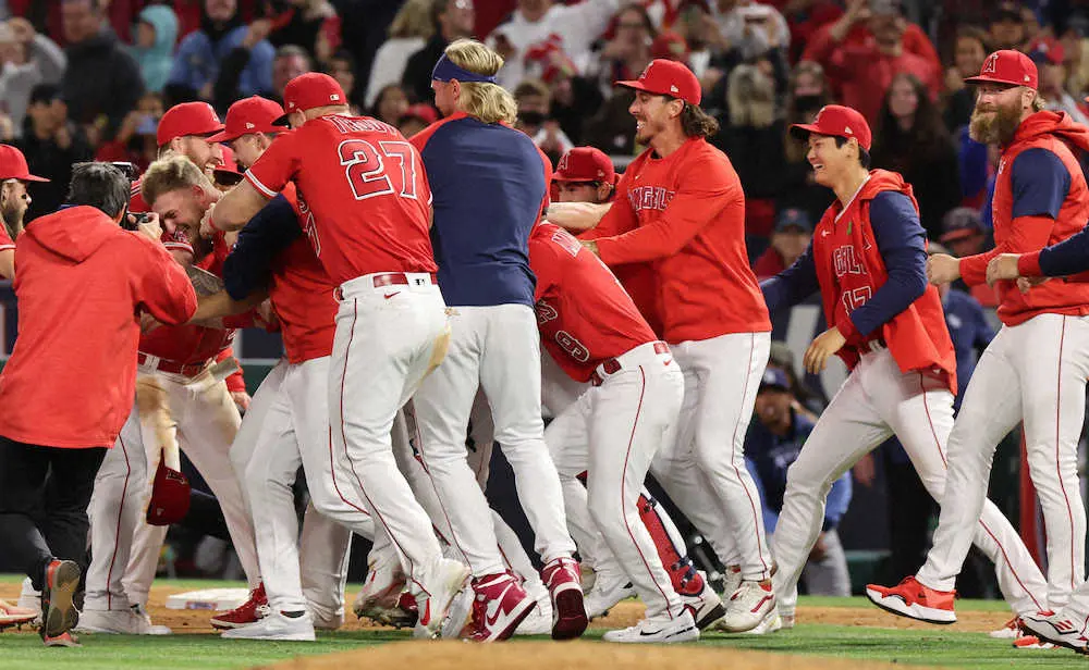 【画像・写真】大谷翔平の同僚、デトマーズがノーノー達成！大谷はマルチ安打でバックアップ